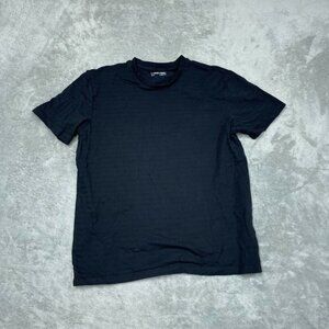 Calvin Klein Black Crewneck Mens T-Shirt Size Small 100% Cotton Casual a0962